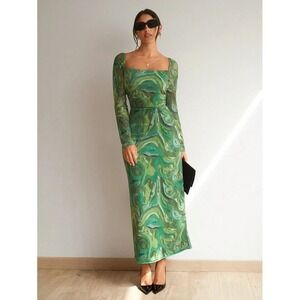 civico 51 maxi dress Civico 51 | Dresses | Civico 5 Brown And Cream Maxi Dress 10 Cotton Made In  Italy